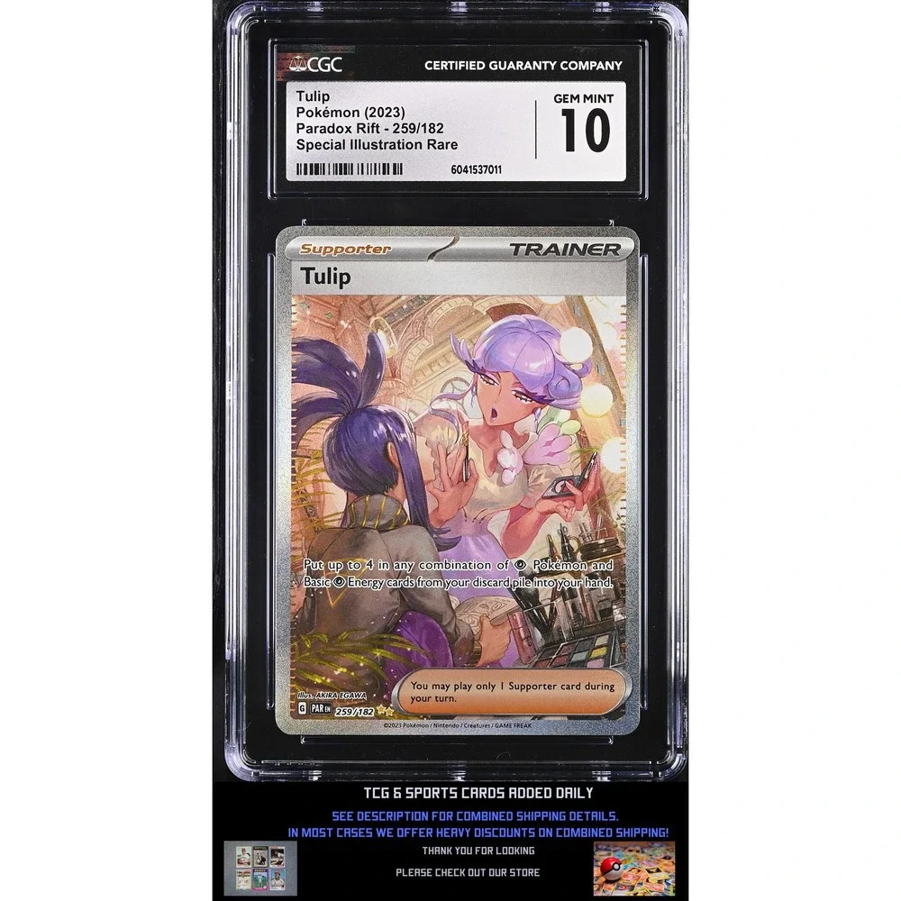 2023 Paradox Rift Pokémon #259/182 Tulip CGC 10